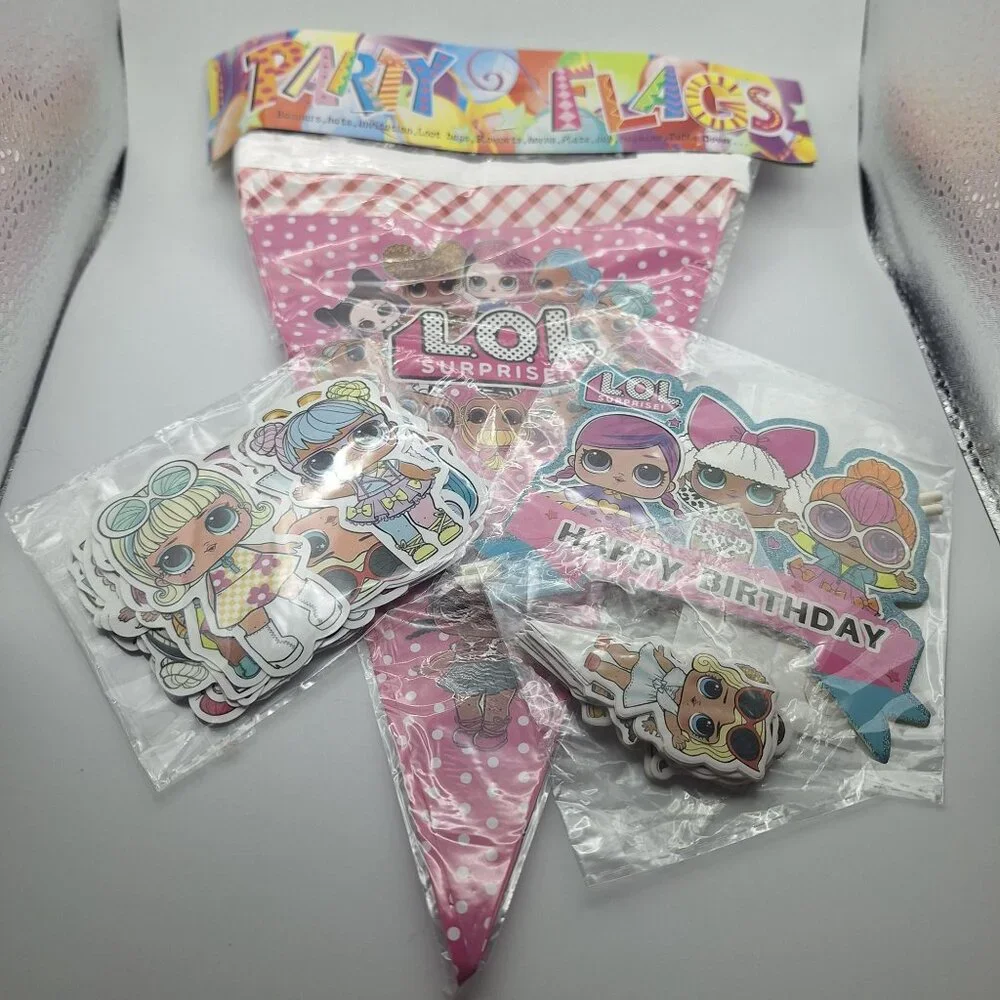 Party Decorations Set Banners Backdrop Stickers‎